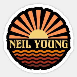 Neil Personalized Name Young Vintage Styles Camping 70s 80s 90s Sticker